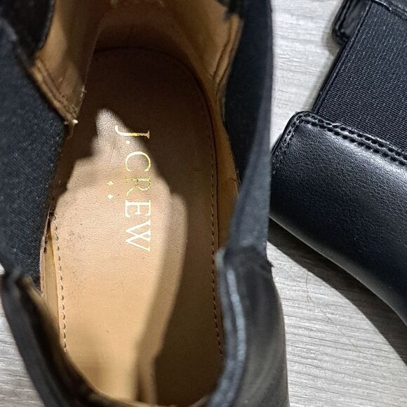 J. Crew Chelsea Boots Gothic Streetwear Size 6 Black - Picture 9 of 14